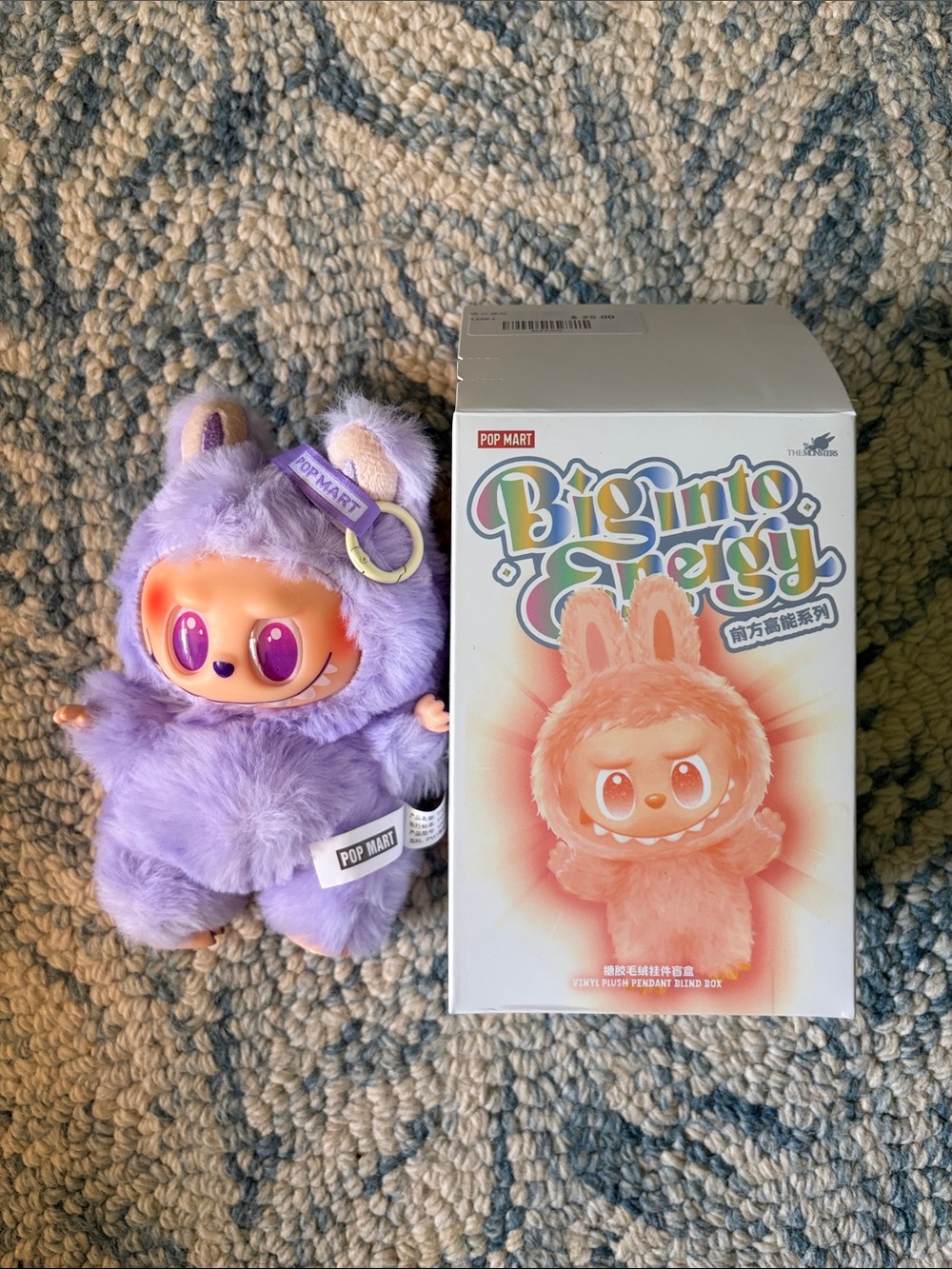Big Into Energy Plush Pendant - Purple